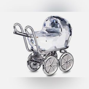 Swarovski Crystal Memories Moments Figurine BABY CARRIAGE PRAM 626865